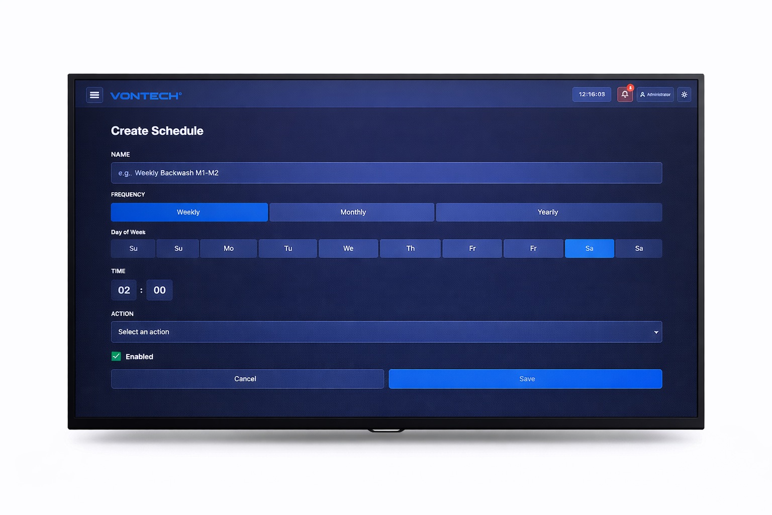 Guardian HMI scheduled tasks